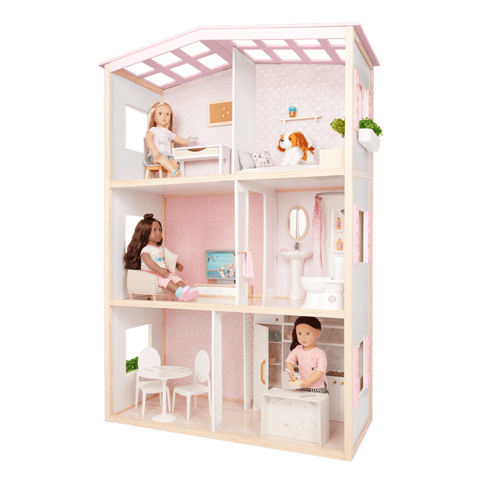 OG Sweet Home Dollhouse & Furniture Playset