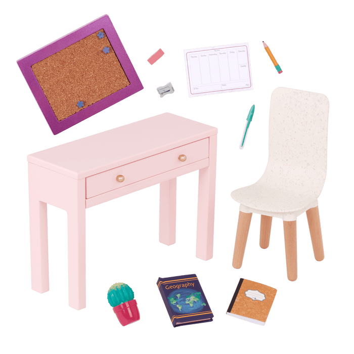 Our Generation Working Wonder Desk Furniture for 18-inch Dolls