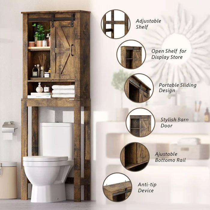 Oisin Over Commode Storage Cabinet - Canva Home