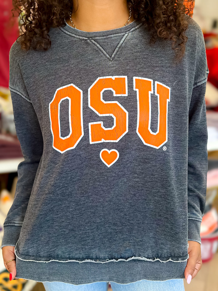 Oklahoma State University Campus Pullover Sweatshirt