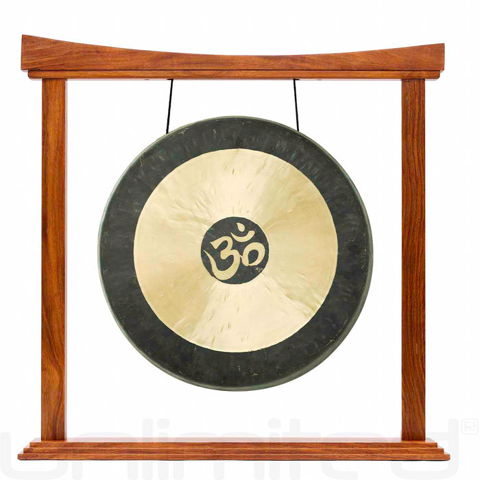 Om Gongs on Stands