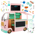 Our Generation On the Move Food Truck Vehicle Accessory for 18-inch Dolls
