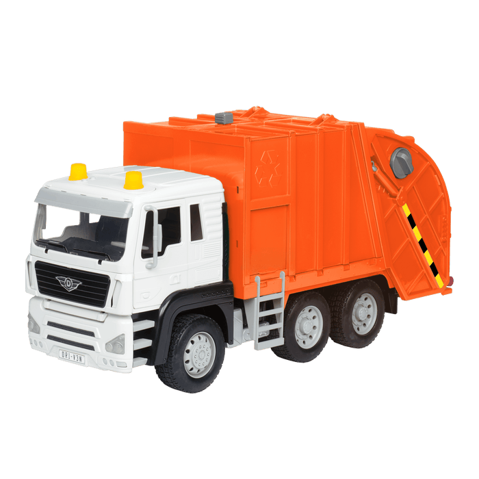 Large Standard Size Orange toy recycling truck