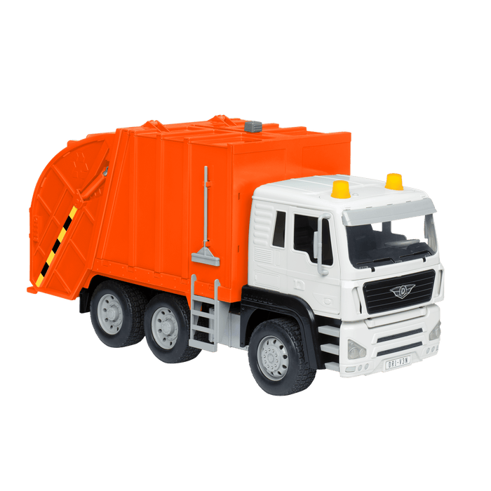 Large Standard Size Orange toy recycling truck