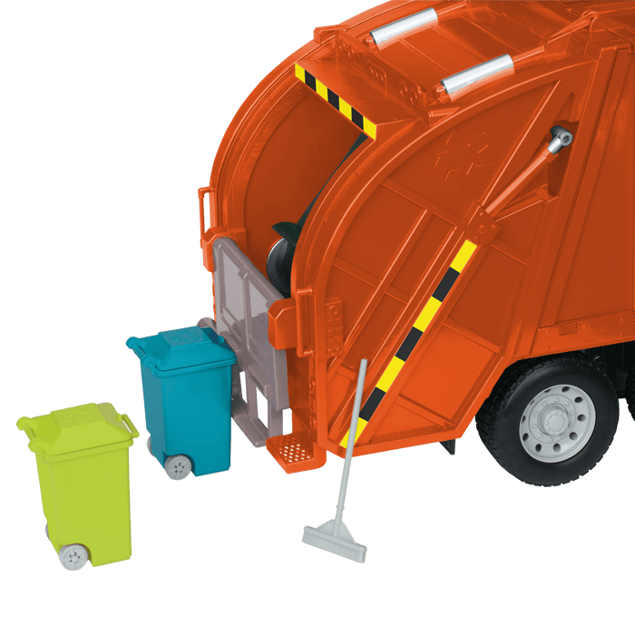 Large Standard Size Orange toy recycling truck