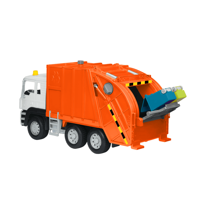 Large Standard Size Orange toy recycling truck