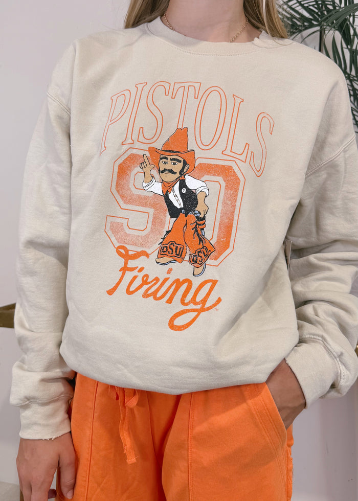 OSU Cowboys Club Mascot Thrifted Sweatshirt GX