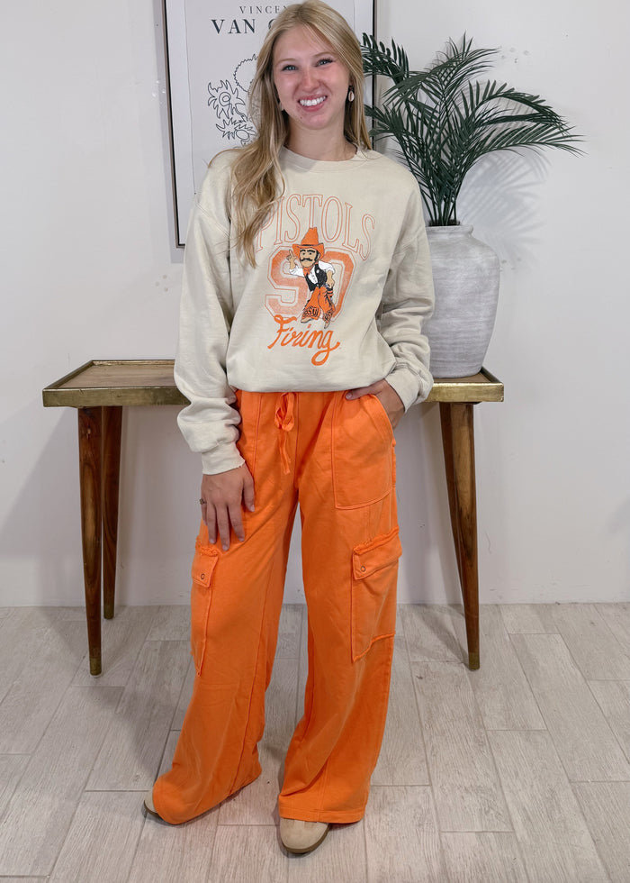OSU Cowboys Club Mascot Thrifted Sweatshirt GX