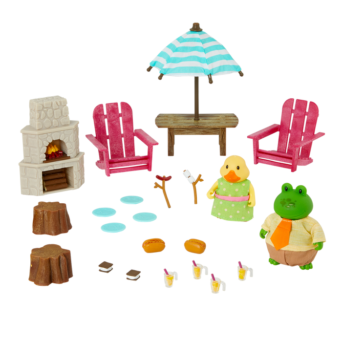 Outdoor Patio Set - Deluxe - Li’l Woodzeez