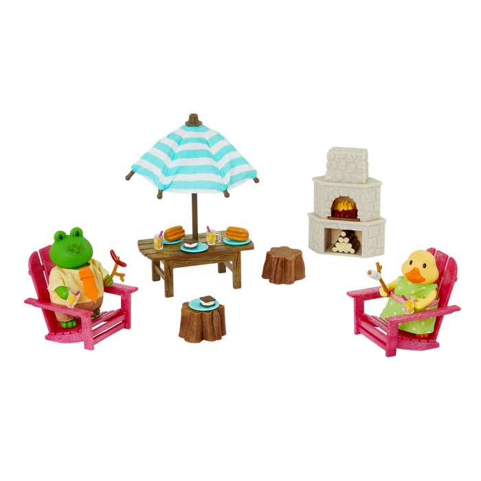 Outdoor Patio Set - Deluxe - Li’l Woodzeez