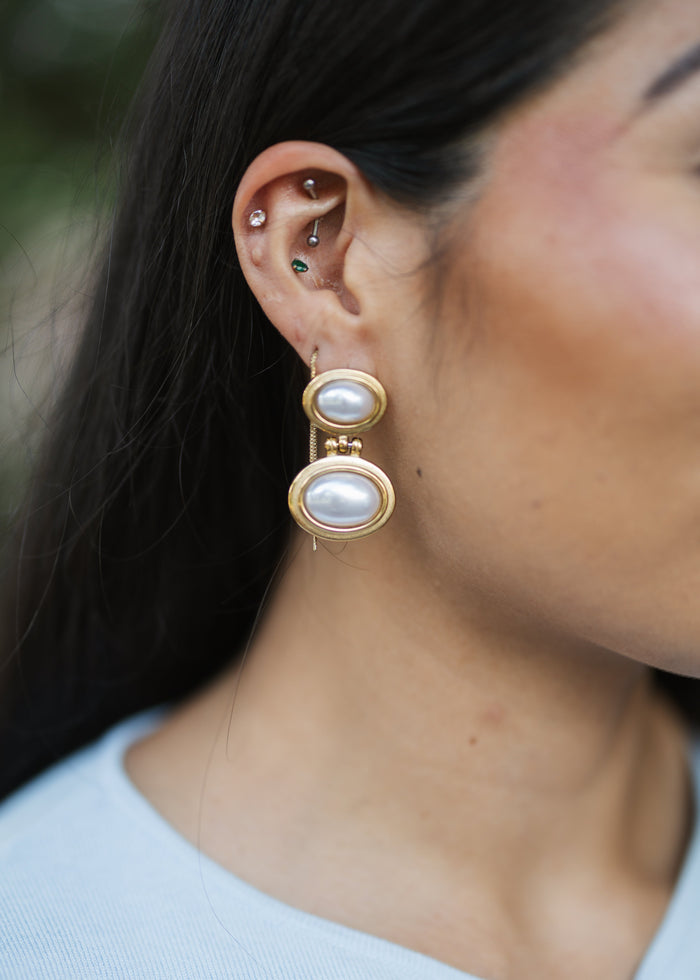 Ovals Dangle Earrings