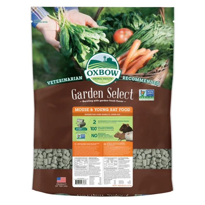 Oxbow Animal Health Garden Select Mouse and Young Rat Food