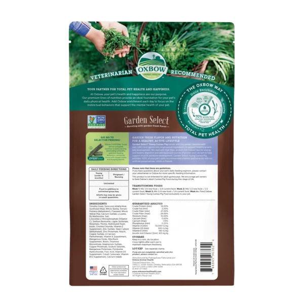 Oxbow Garden Select Young Guinea Pig Food