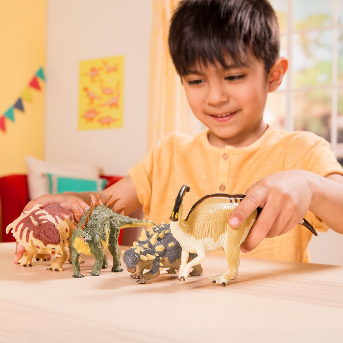 four dinosaurs