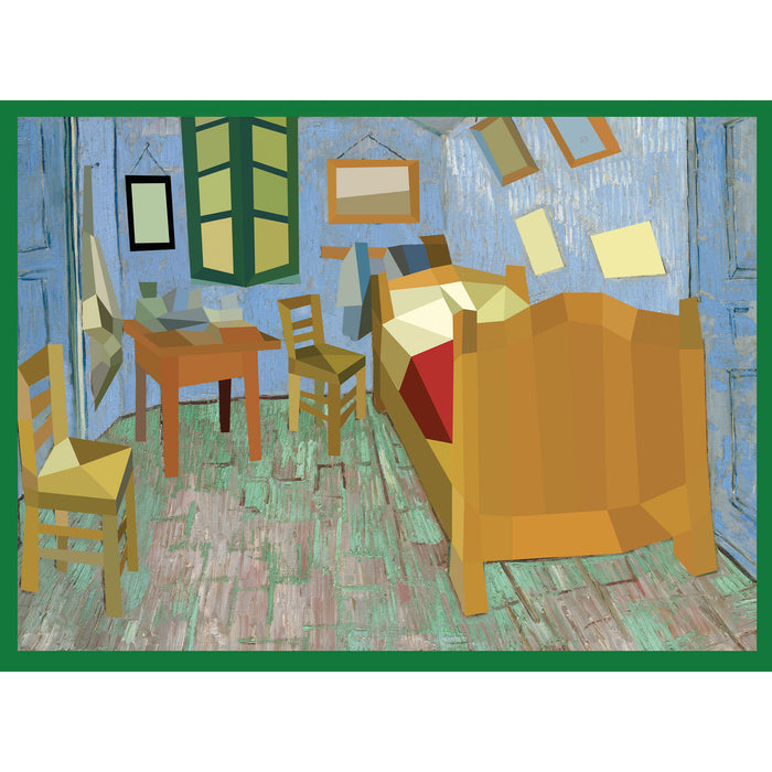 Van Gogh's Bedroom in Paint by Sticker Masterpieces