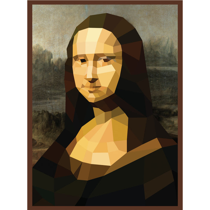 Mona Lisa in Paint by Sticker Masterpieces
