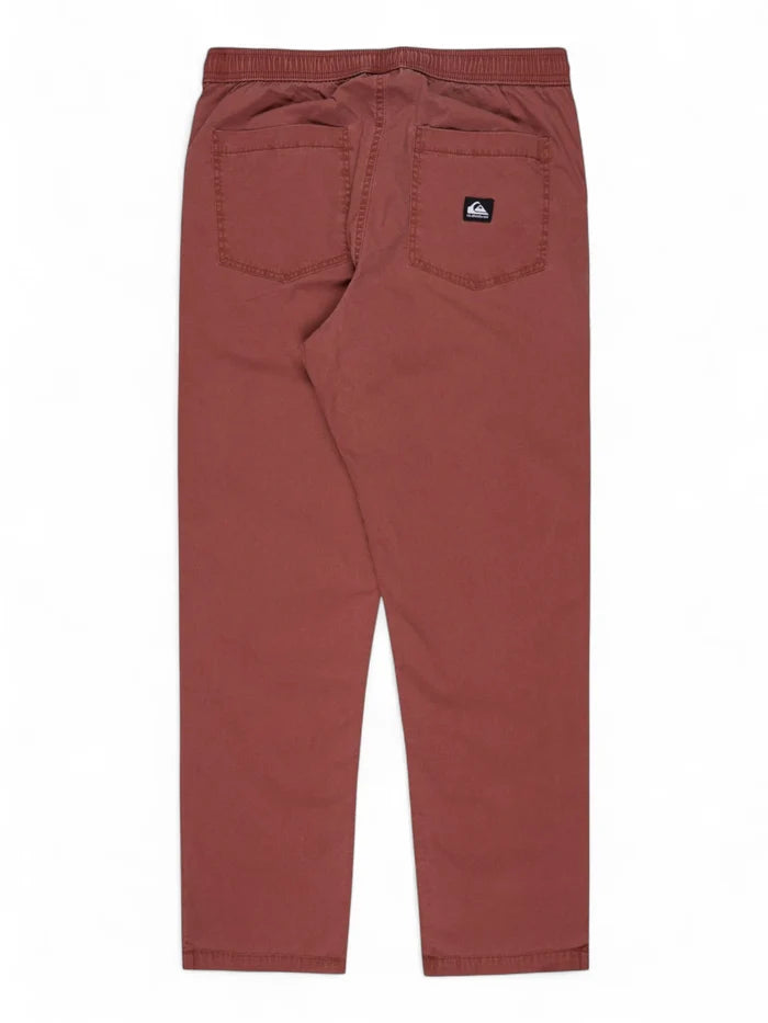 Pantalón Quiksilver Taxer Rojo