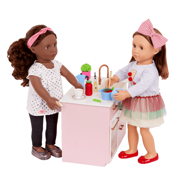 Our Generation Pasta Party Play Food Set for 18-inch Dolls