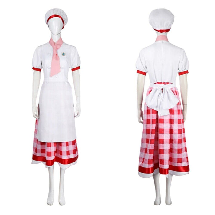 Patisserie Peach Costume - Mario Princess Peach: Showtime Cos Replica - Adult & Kids Full Set