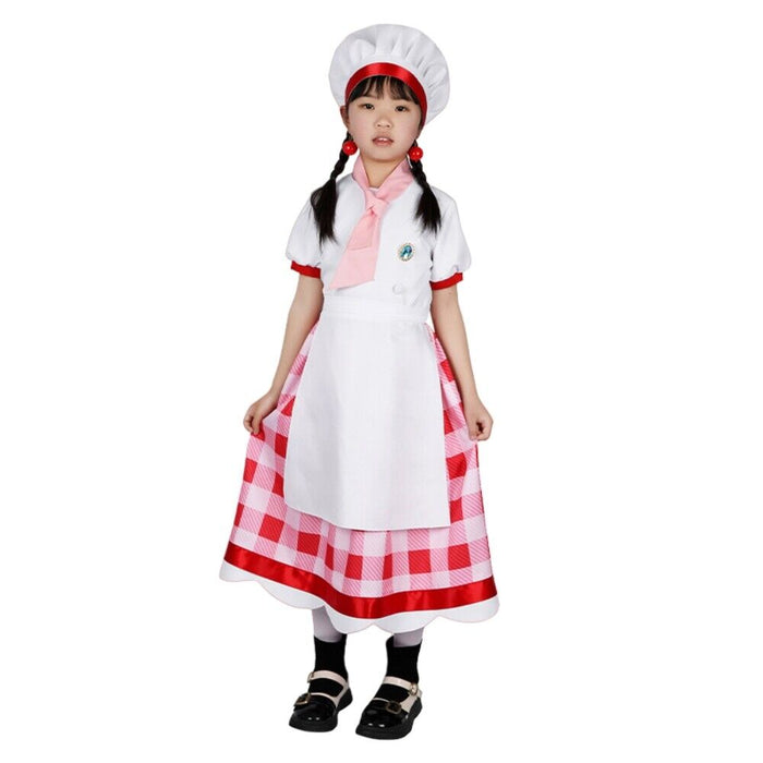 Patisserie Peach Costume - Mario Princess Peach: Showtime Cos Replica - Adult & Kids Full Set
