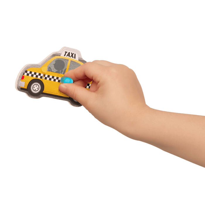 Wooden peg puzzles for toddlers trucks cars construction