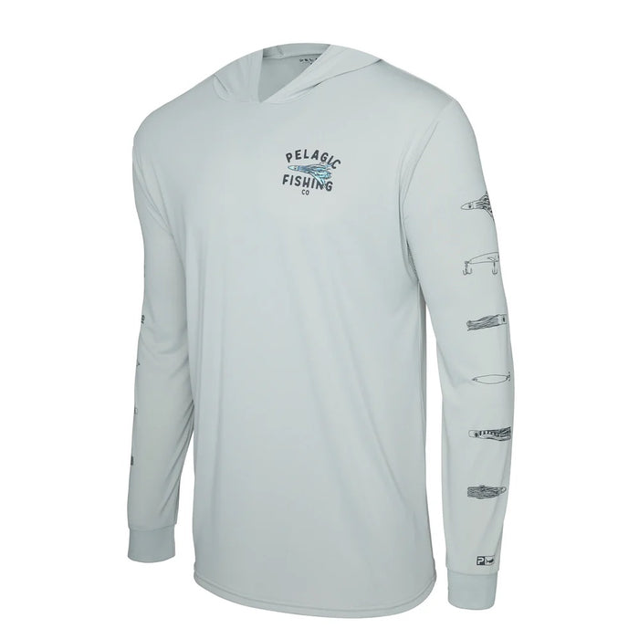 pelagic-aquatek-featherd-performance-fishing-hoodie-light-grey-front