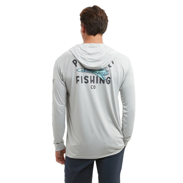 pelagic-aquatek-featherd-performance-fishing-hoodie-light-grey-model-back