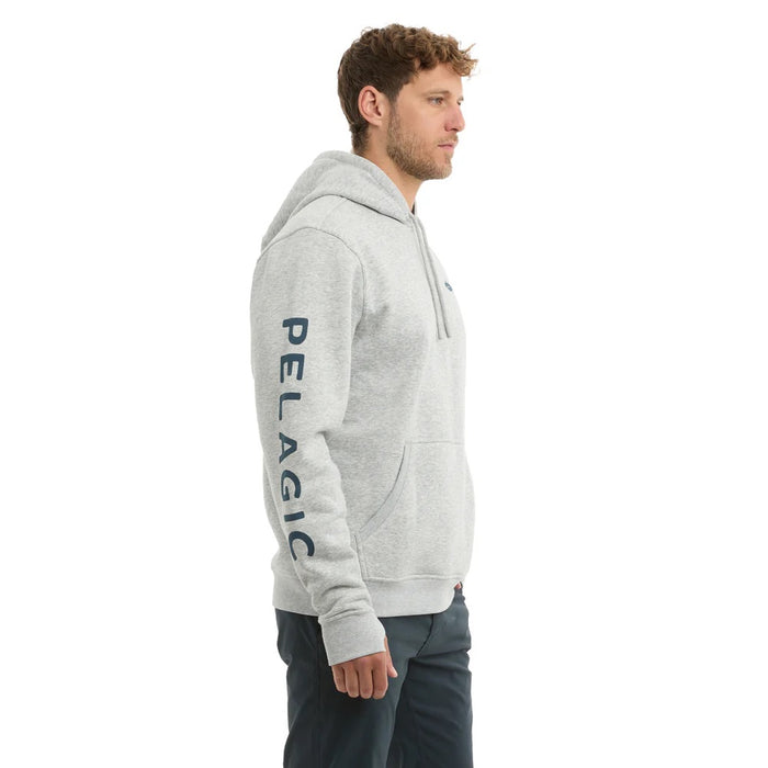 pelagic-osborn-tuna-club-pullover-fleece-hoodie-heather-grey-model-side