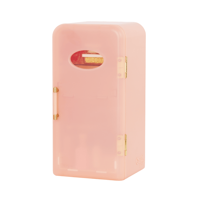 Our Generation Perfectly Fresh Mini Fridge Set for 18-inch Dolls