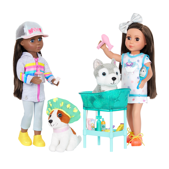Pet Grooming & Pup Set - Glitter Girls