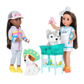 Pet Grooming & Pup Set - Glitter Girls