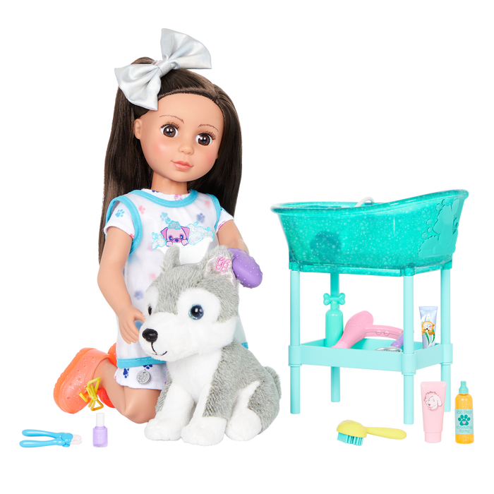 Pet Grooming & Pup Set - Glitter Girls