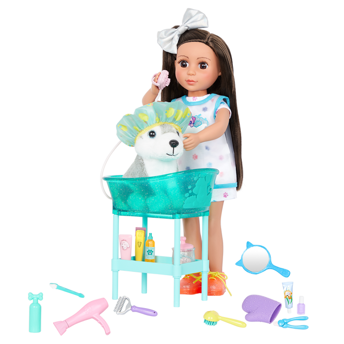 Pet Grooming & Pup Set - Glitter Girls