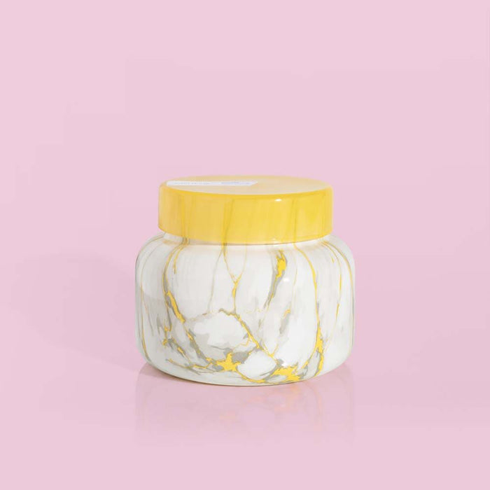 Pineapple Flower Modern Marble Signature Jar