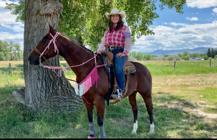 Pink ombré Tack set …. All sizes