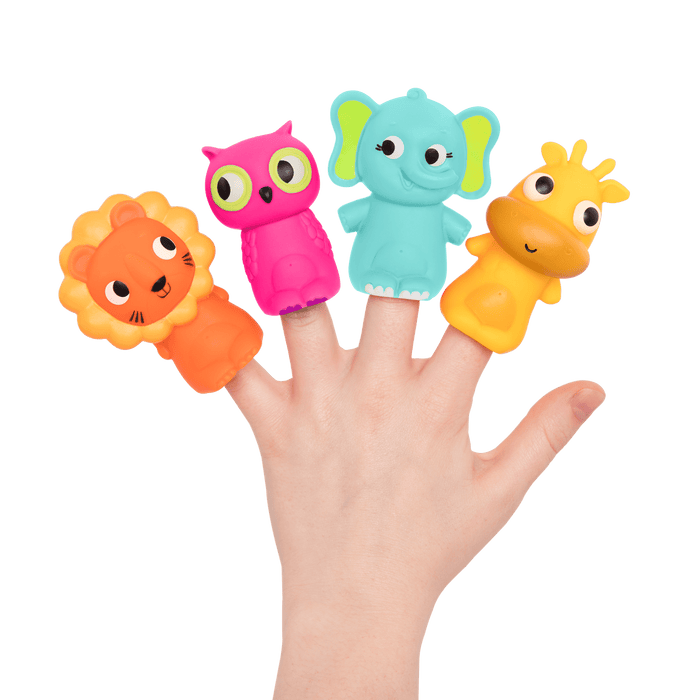 Animal finger puppets.