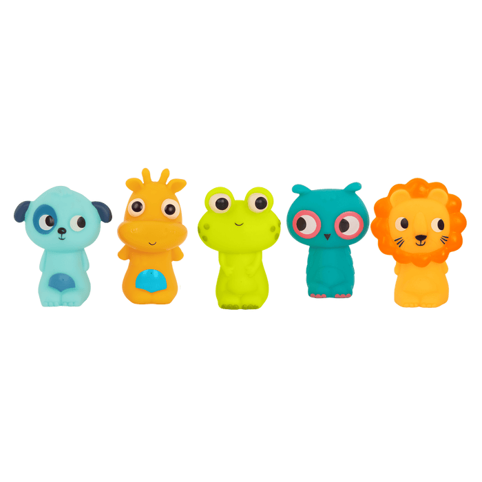 Animal finger puppets set for toddlers bath toy