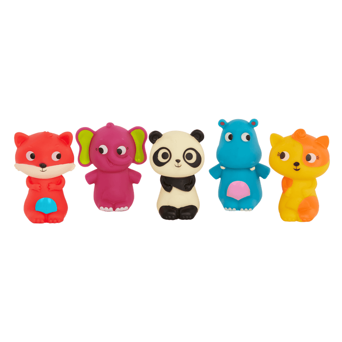 Animal finger puppets set for toddlers bath toy