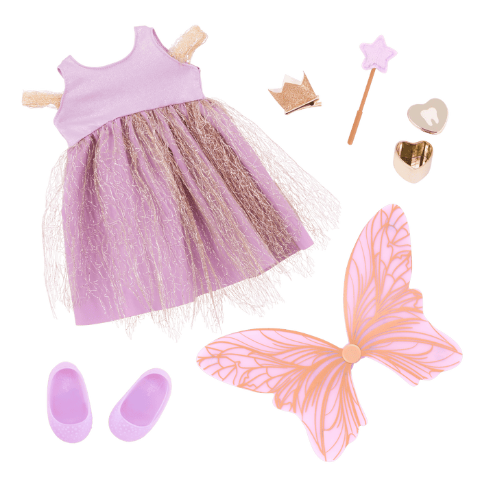 Our Generation 18 inch Tooth Fairy Doll Pixie and accessories