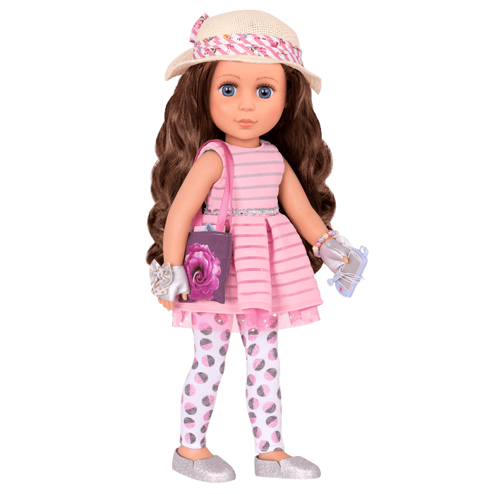 14-inch doll with travel accessories
