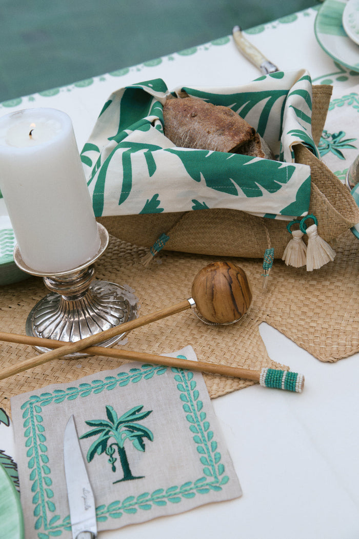Platanera Cocktail Napkin Set of 4 - Johanna Ortiz