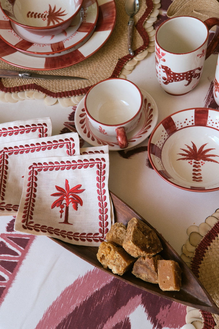 Platanera Cocktail Napkin Set of 4 - Johanna Ortiz