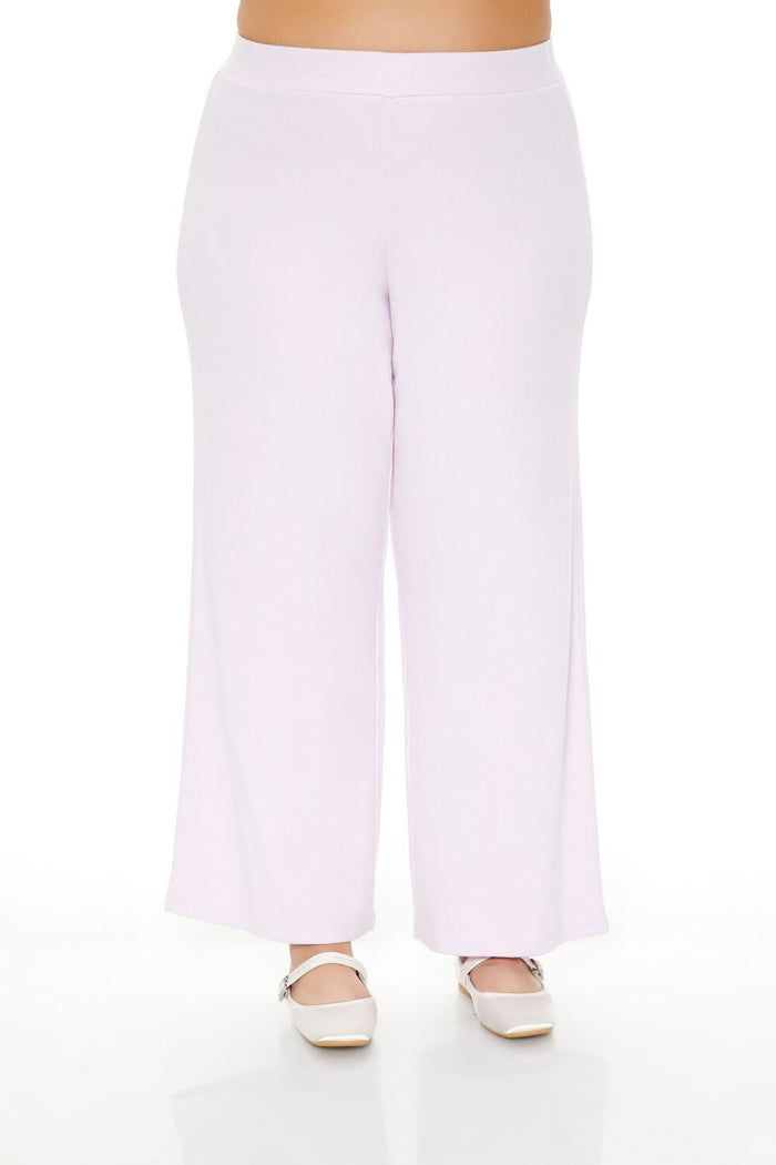 Plus Size High-Rise Wide-Leg Pants