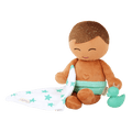 LullaBaby Boy Plush Bath Doll & Accessories
