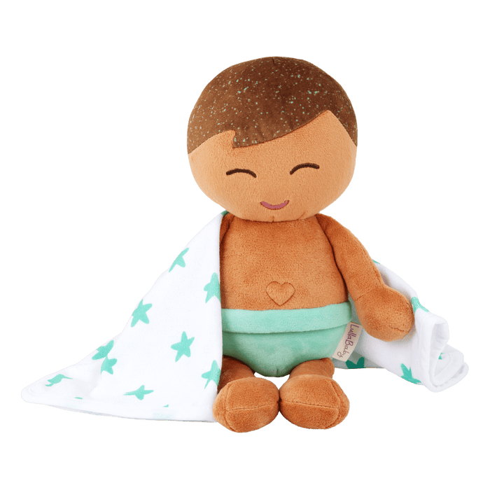 LullaBaby Boy Plush Bath Doll & Accessories