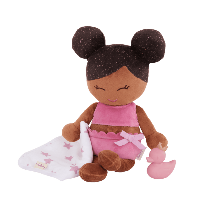 LullaBaby Plush Bath Doll & Accessories