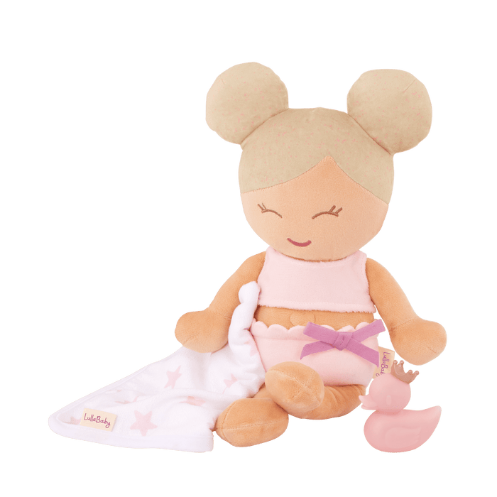LullaBaby Plush Bath Doll & Accessories