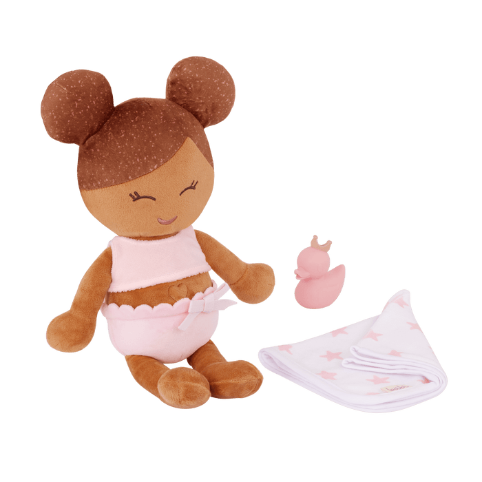 LullaBaby Plush Bath Doll & Accessories