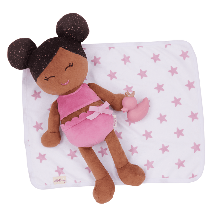 LullaBaby Plush Bath Doll & Accessories