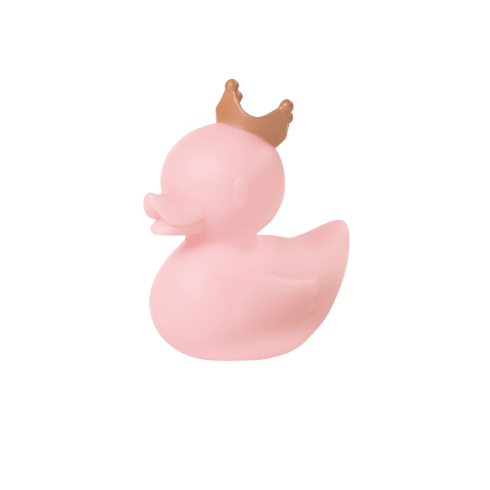 Plush Bath Doll with Blonde Hair and pink rubber ducky